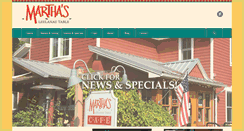 Desktop Screenshot of marthasleelanautable.com